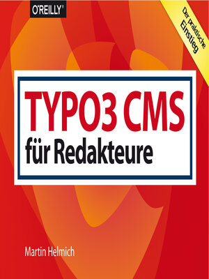 cover image of TYPO3 CMS für Redakteure